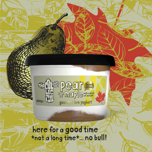 pear and maple limited edition yoghurt